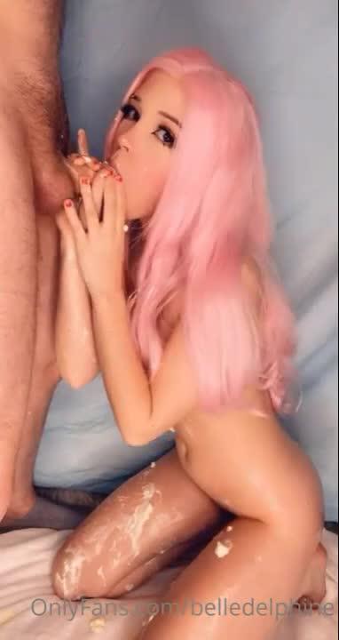 Belle Delphine Blowjob Till Cumshot