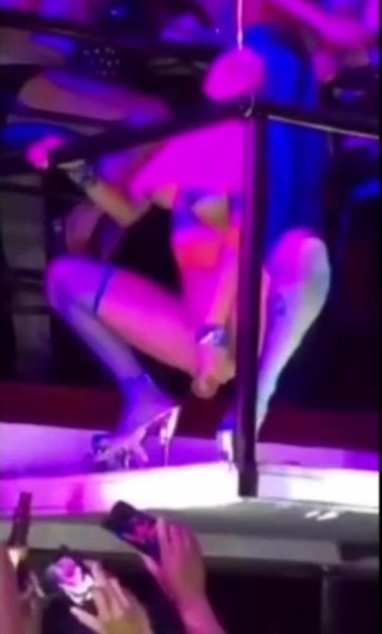 Cardi B Nude Stage Stripper Pussy Bottle