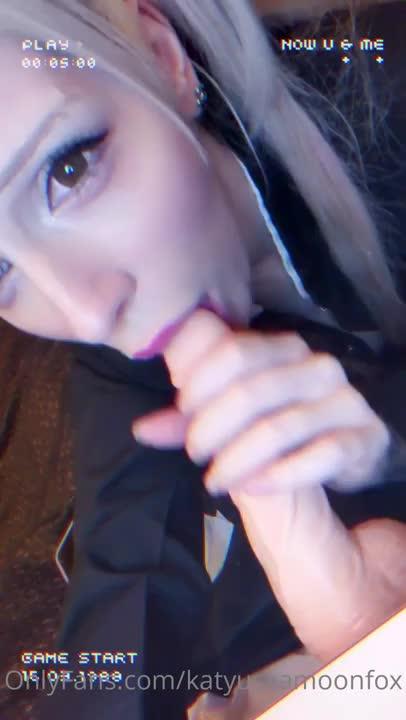 Katyuska Moonfox Pov Dildo Blowjob