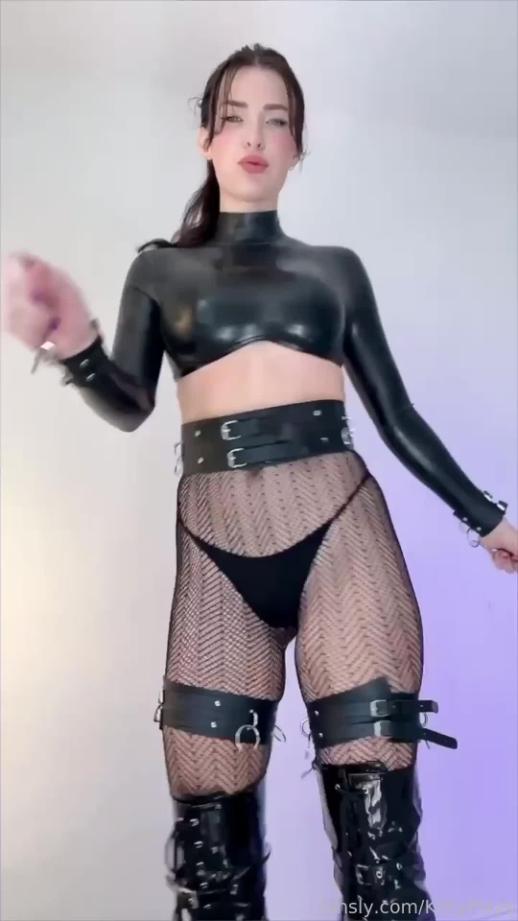 Kittyplays Femdom Latex High Heels Fansly Set Leaked