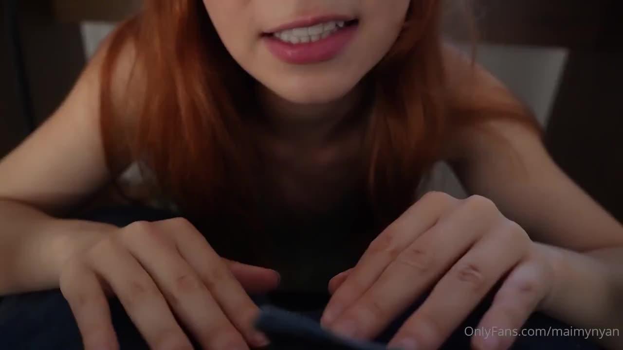 Maimy Asmr Pov Licking Your Cock