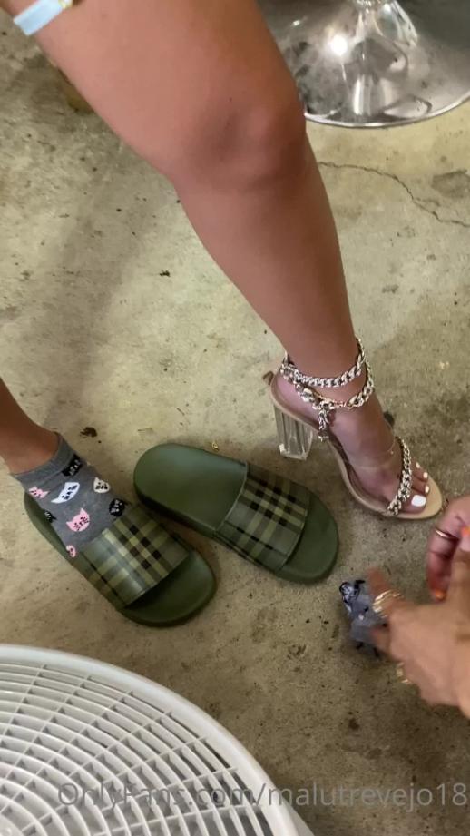 Malu Trevejo Sexy Feet High Heels