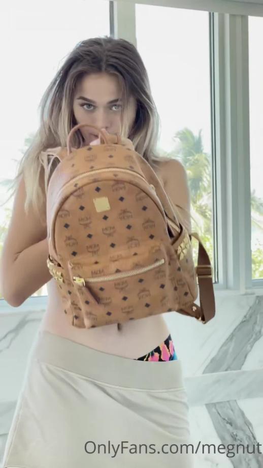 Megnutt02 Nude Topless Backpack Modeling