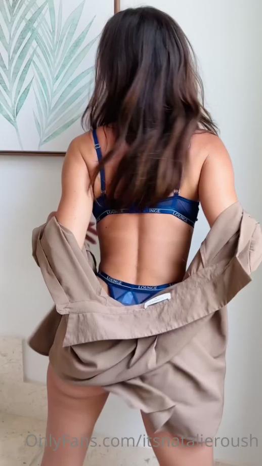 Natalie Roush Sexy See-Through Lounge Lingerie Onlyfans Set Leaked