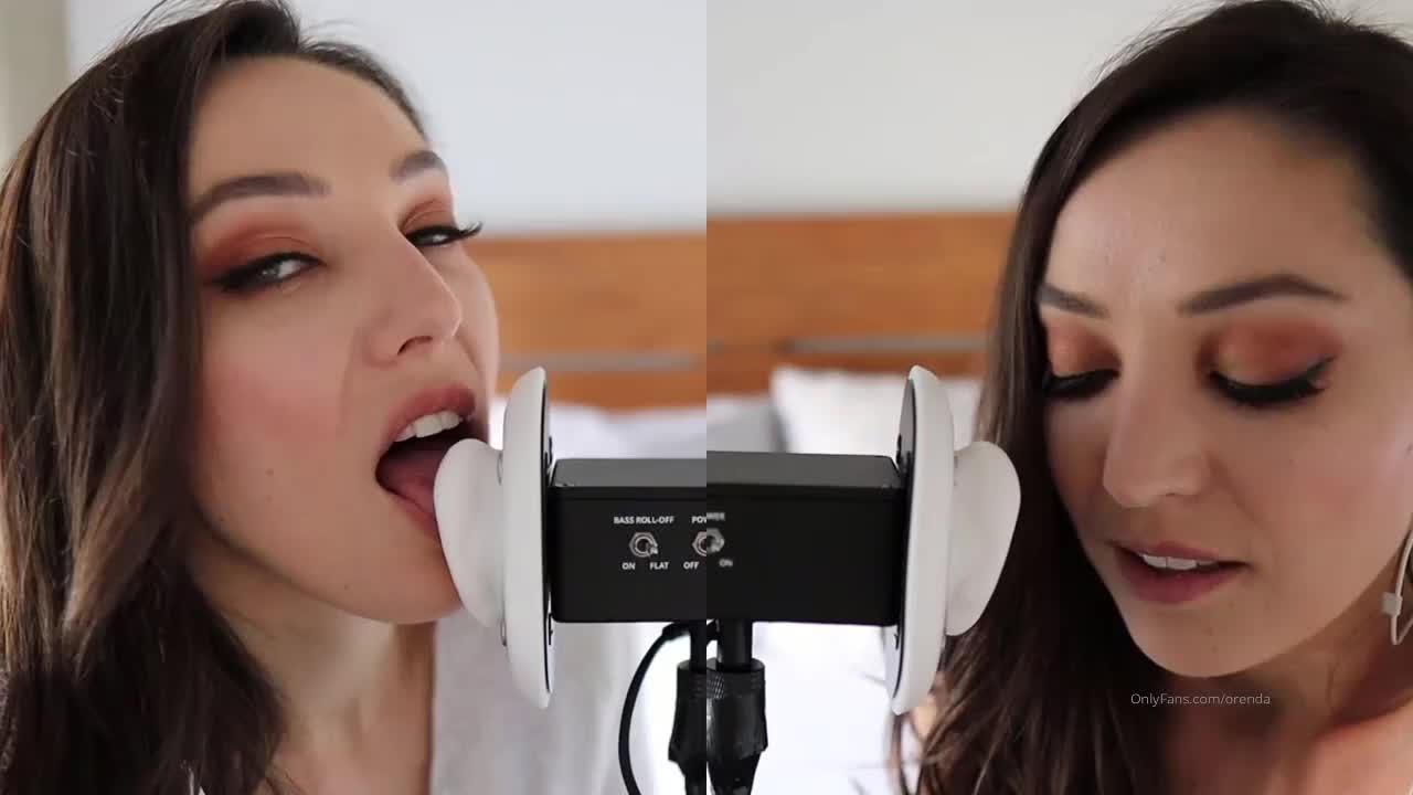 Orenda Asmr Twin Mic Licking Onlyfans